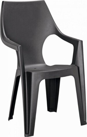 Product detail of Keter Plastová židle Keter Dante highback grafitová KT-610007