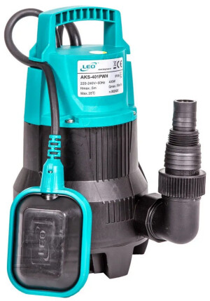 Product detail of Leo AKS-401PWH, ponorné čerpadlo, 230V 0,4kW, kabel 10m