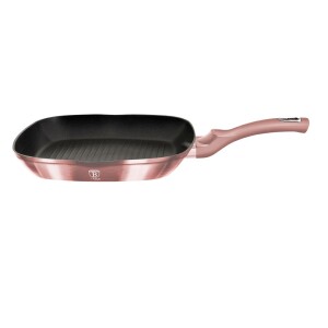 Product detail of BERLINGERHAUS Pánev grilovací s titanovým povrchem 28 cm I-Rose Edition  BH-6027