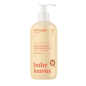 Product detail of Dětské tělové mýdlo a šampon (2v1) s vůní hruškové šťávy Attitude Baby leaves 473ml