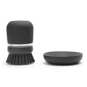 Product detail of Kartáč na mytí nádobí,  s dávkovačem, šedá, Brabantia