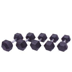 Product detail of Sada jednoručních činek Sportago Hexagon - 10 + 12,5 + 15 + 17,5 + 20 kg