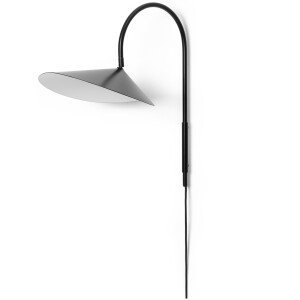 Product detail of Nástěnná lampa ARUM 26 cm, černá, hliník, ferm LIVING