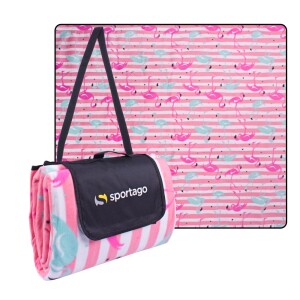 Product detail of Sportago Flamingos pikniková deka 180x200 cm