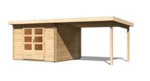 Product detail of Dřevěný domek KARIBU BASTRUP 5 + přístavek 300 cm (73299) natur LG2912