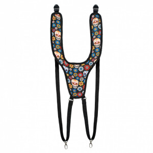 Product detail of Meinl MDJS1DA Designer Djembe Strap - Day Of The Dead