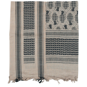 Product detail of Šátek Palestina: Granáty okrová | černá