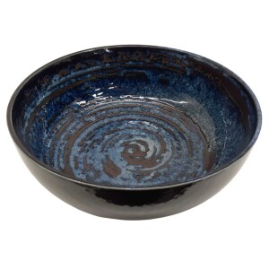 Product detail of Servírovací mísa COPPER SWIRL 1,8 l, modrá, keramika, MIJ
