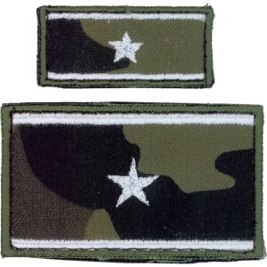 Product detail of Nášivka: Hodnost AČR Štábní praporčík vz. 95 zelený velká