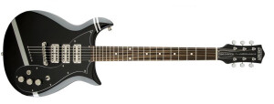 Product detail of Gretsch G5135CVT-PS Patrick Stump Electromatic Black with Pewter Stripes