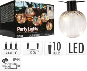Product detail of PROGARDEN Světelný řetěz žárovky  LED PARTY 10 ks 6,8m KO-AF5300250