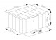 G21 Zahradní domek G21 GRAH 915 - 340 x 269 cm, hnědý G21-6390096 - thumb (4)