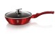 BERLINGERHAUS Pánev hluboká s mramorovým povrchem a poklicí 24 cm Burgundy Metallic Line BH-1259 - thumb (0)