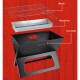 BBQ COLLECTION Gril na dřevěné uhlí skládací 46 x 37 cm ED-224901 - thumb (4)