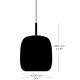 Závěsná lampa MALUMA 35 cm, růžová, Fritz Hansen - thumb (11)