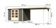 Dřevěný domek KARIBU ASKOLA 5 + přístavek 280 cm (9159) šedý LG3197 - thumb (1)