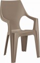 Keter Plastová židle Keter Dante highback grafitová KT-610007 - thumb (1)
