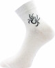 Dámské ponožky Boma - Tatoo, bílá Barva: Bílá, Velikost: 39-42 - thumb (2)