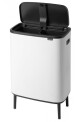 Dotykový odpadkový koš BO TOUCH BIN 2 x 30 l, bílá, Brabantia - thumb (1)