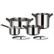 Hrnec EDO 24 cm, vysoký, stříbrná, Alessi - thumb (3)