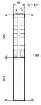 Ponorné čerpadlo EVAK V4S-5M33, 400V, 3,0kW, 2m kabelu - thumb (2)