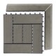 G21 Přechodová lišta G21 Incana pro WPC dlaždice, 38,5 x 7,5 cm rohová (levá) G21-63910069 - thumb (6)
