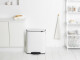 Pedálový odpadkový koš BO 60 l, bílá, Brabantia - thumb (8)