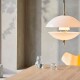 Závěsná lampa CLAM 44 cm, bílá / mosaz, Fritz Hansen - thumb (9)