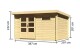 Dřevěný domek KARIBU BASTRUP 8 (78679) natur LG2845 - thumb (1)