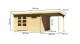 Dřevěný domek KARIBU BASTRUP 8 + přístavek 200cm (78675) natur LG2939 - thumb (1)