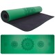 Gumová jóga podložka Sportago Indira 183x66 cm - zelená - 5 mm - thumb (0)