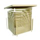 Dřevěný domek KARIBU MÜHLENTRUP 1 (83540) šedý LG3003 - thumb (5)