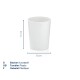 KELA Pohár MARTA plastik černá H 11cm / Ř 8cm KL-24201 - thumb (3)