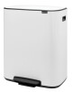Pedálový odpadkový koš BO 60 l, bílá, Brabantia - thumb (4)