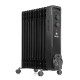 G21 Olejový radiátor G21 Merapi černý, 11 žeber, 2500 W G21-777062 - thumb (3)
