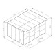G21 Kotec pro psa G21 KEN 886 - 322 x 275 cm, dvoumístný, šedý G21-63900594 - thumb (2)