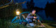 Petrolejová lampa HK500, pochromovaná mosaz, Petromax - thumb (1)