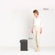 Pedálový odpadkový koš NEWICON 20 l, minerální šedá, Brabantia - thumb (5)