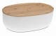 KELA Chlebník NAMUR plast / dřevo bílá KL-12060 - thumb (0)