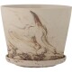Květináč s podmiskou STACY 21 x 17 cm, hnědá, kamenina, Bloomingville - thumb (2)