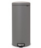 Pedálový odpadkový koš NEWICON 30 l, minerální šedá, Brabantia - thumb (0)