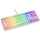 Endorfy Thock TKL Pudding Onyx klávesnice Kailh Red US bílá - thumb (2)