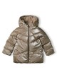 Kabát dívčí prošívaný Puffa s chlupatou podšívkou, Minoti, 16coat 20, hnědá - 158/164 | 13/14let - thumb (0)
