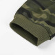 Dětské laclové tepláky - KUGO ST7733, maskáč/ tyrkysová aplikace Barva: Khaki, Velikost: 74 - thumb (1)