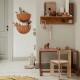 Úložný koš 45 x 41 cm, sada 2 ks, hnědá, ratan, ferm LIVING - thumb (1)