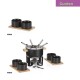 KELA Fondue sada Gunten nerez černá 19,0cm 20,0cm 1,6l KL-10068 - thumb (6)