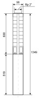 Ponorné čerpadlo EVAK V4S-14M10, 400V, 3,0kW, 2m kabelu - thumb (2)