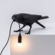 Stolní lampa BIRD PLAYING 33 cm, černá, Seletti - thumb (1)