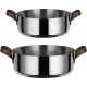 Kastrol EDO 24 cm, stříbrná, Alessi - thumb (1)