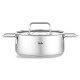 Nízký kastrol PURE 24 cm, stříbrná, nerezová ocel, Fissler - thumb (2)